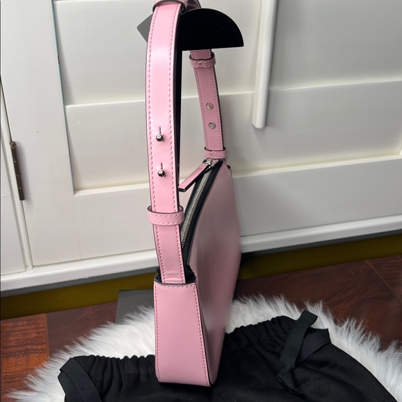 NOT AVAILABLE Versace La Medusa Light Pink Shoulder Bag Calf Leather NWOT w/COA - Picture 8 of 17